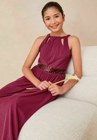 Lipsy REGULAR FIT CUT OUT - Kokteilikleit/peokleit - burgundy red