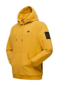 STONE HARBOUR BODO SHAIN - Felpa con cappuccio - mustard yellow