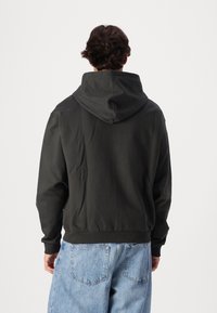 Bareen BOBA OVERSIZED ZIP HOODIE - Φούτερ με φερμουάρ - pirate black