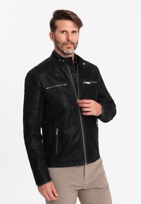 Ombre Giacca in similpelle - black