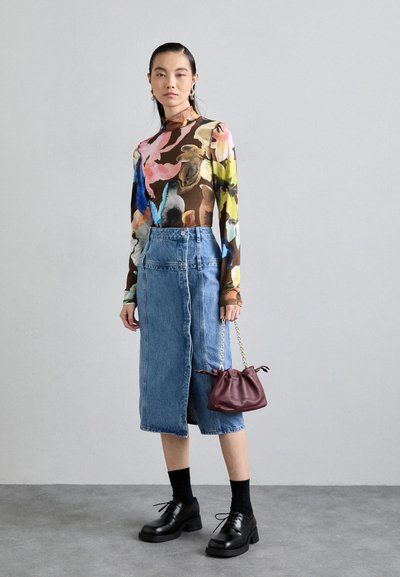 Stine Goya HIGH NECK COLLARED - Majica z dolgimi rokavi - mehrfarbig