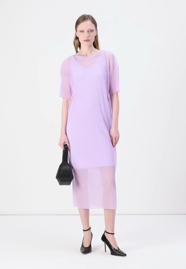 Shirt dress - lilac2