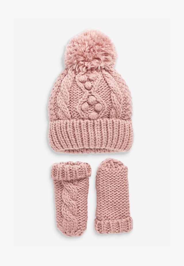 CABLE SET - Fingerhandschuh - pink