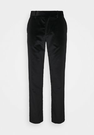 SLIM FIT TROUSER - Spodnie materiałowe - black