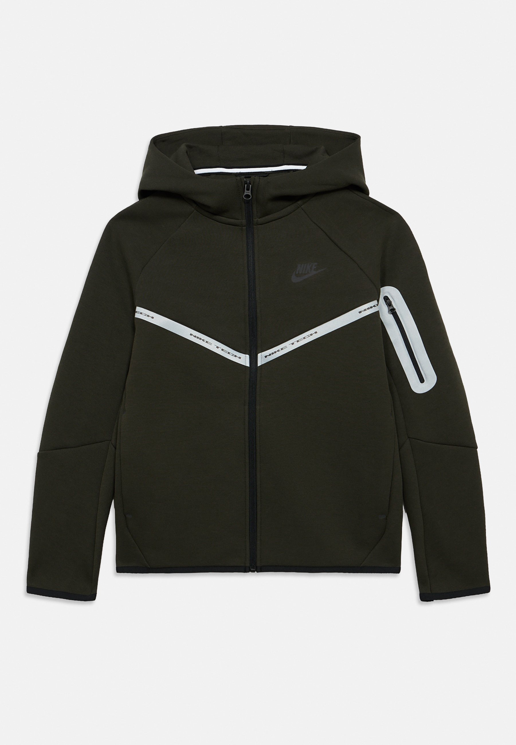 Nike Sportswear REFLECT - Zip-up sweatshirt - sequoia/black/olive