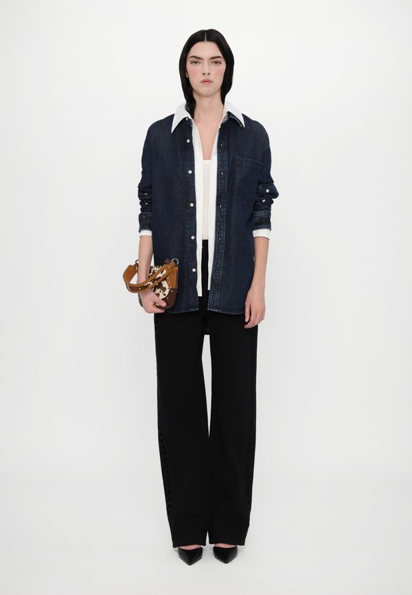 KAYLA - Button-down blouse - indigo2