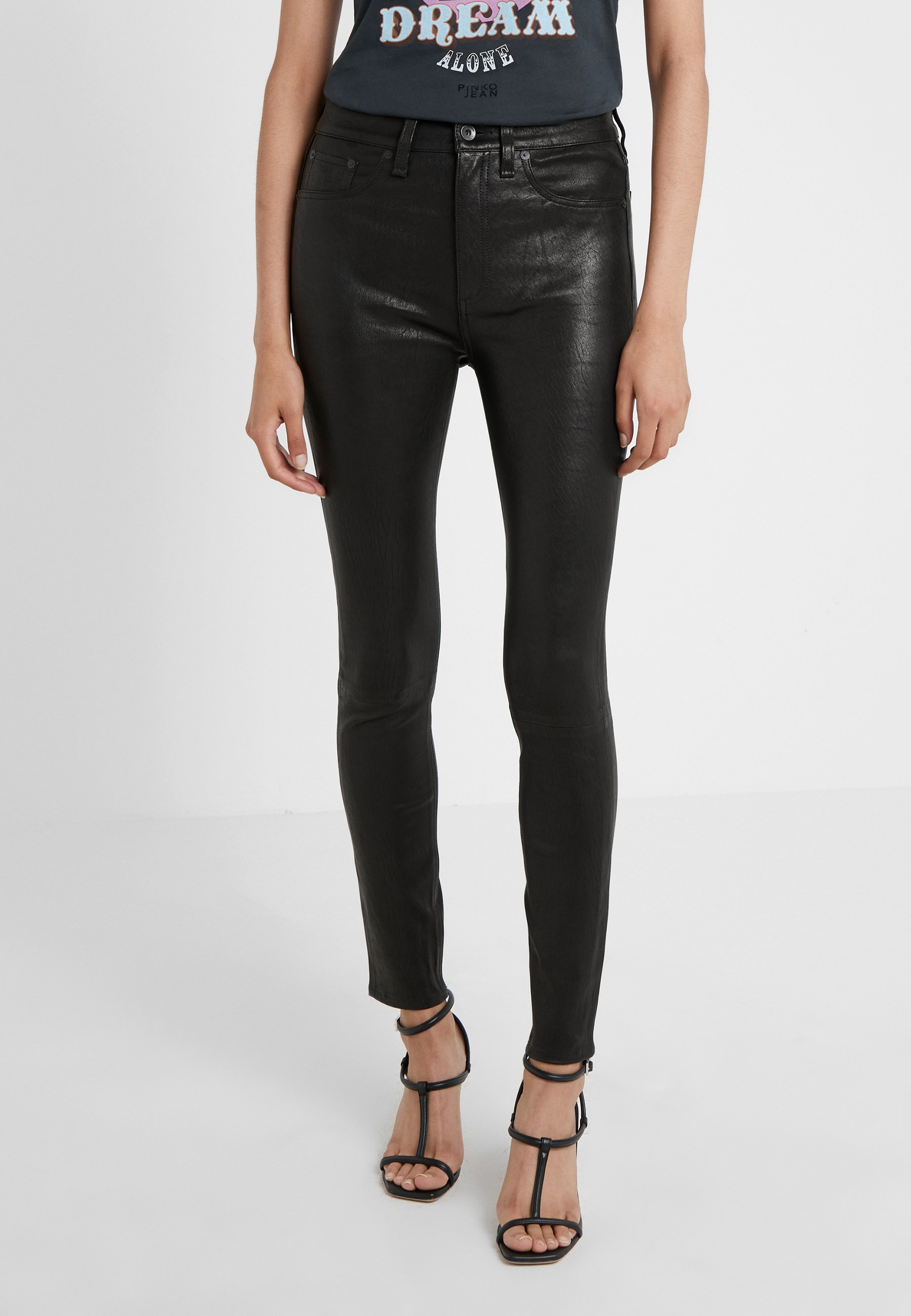 HIGH RISE PANT Skinnbukser black HIGH RISE PANT Skinnbukser black