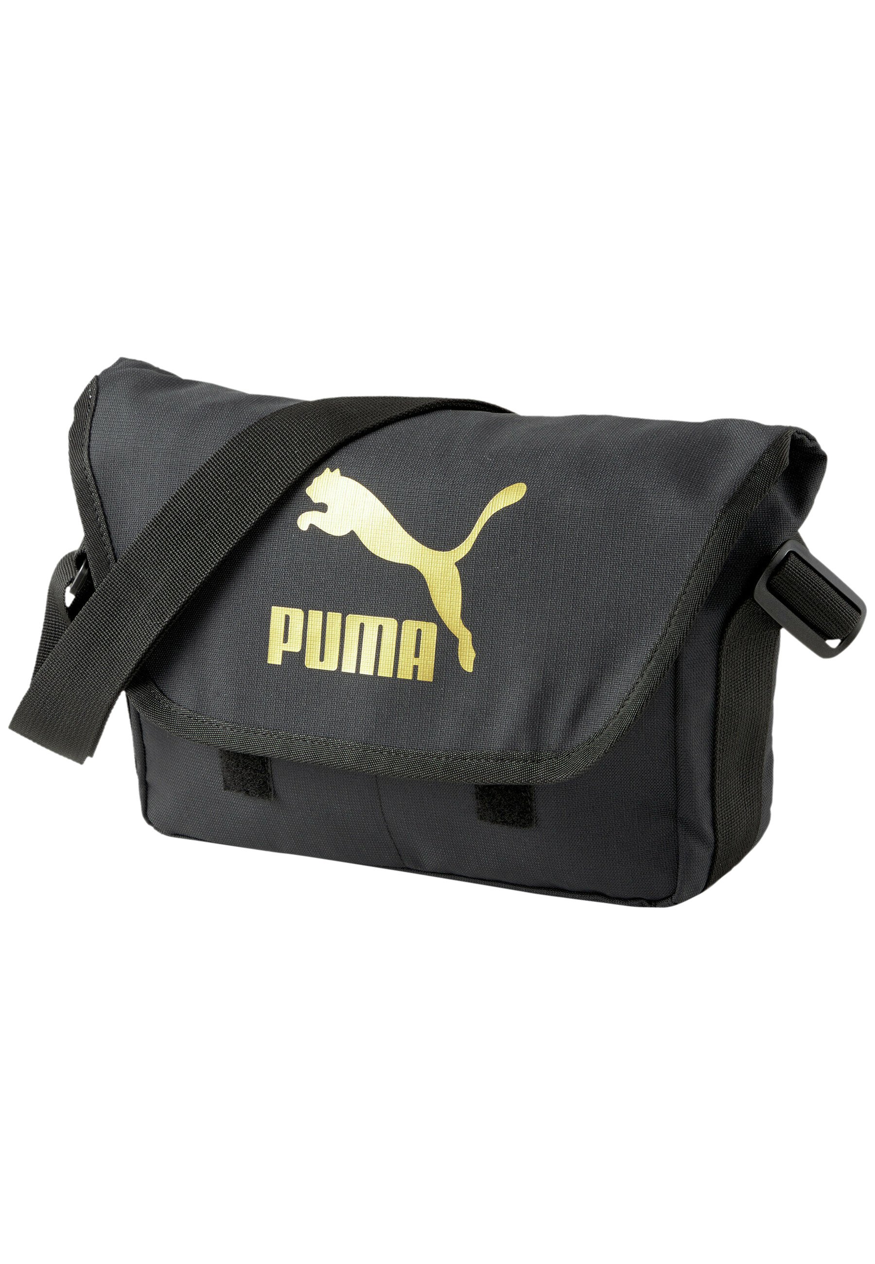 Puma Umhängetasche puma black-gold/schwarz Zalando