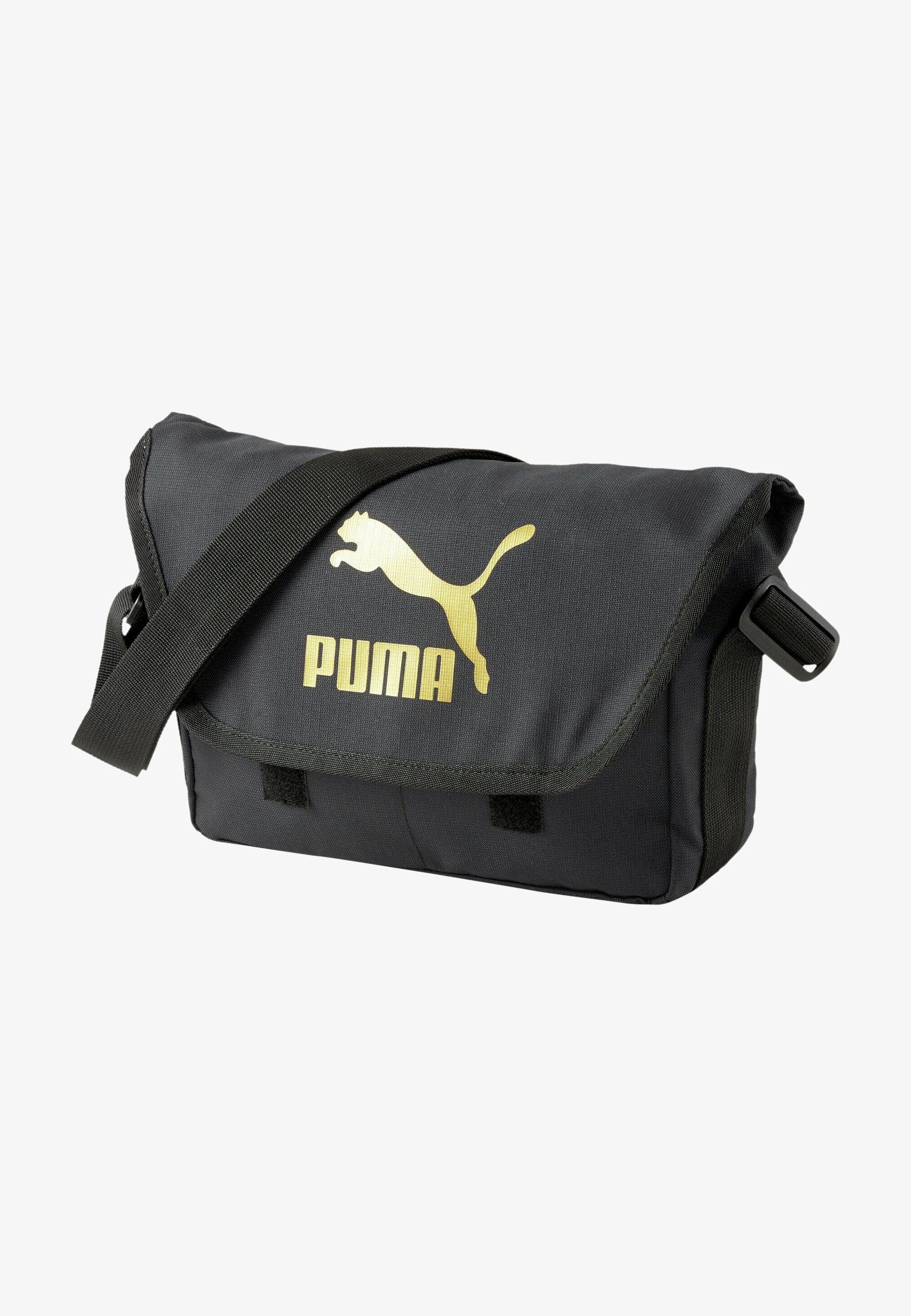 Puma Umhängetasche puma black-gold/schwarz Zalando