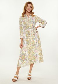 usha Abito a camicia - white multicolor