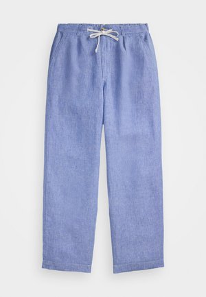 Polo Ralph Lauren POLO PREPSTER CHAMBRAY EASY PANT - Chino - blue/white