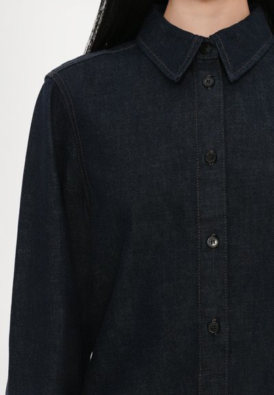 CLOSED SEAMING SHIRT - Košilová halenka  - dark blue