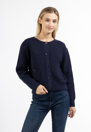 DreiMaster, DREIMASTER STRICKJACKE MIT KNÖPFEN - Strickjacke - marine