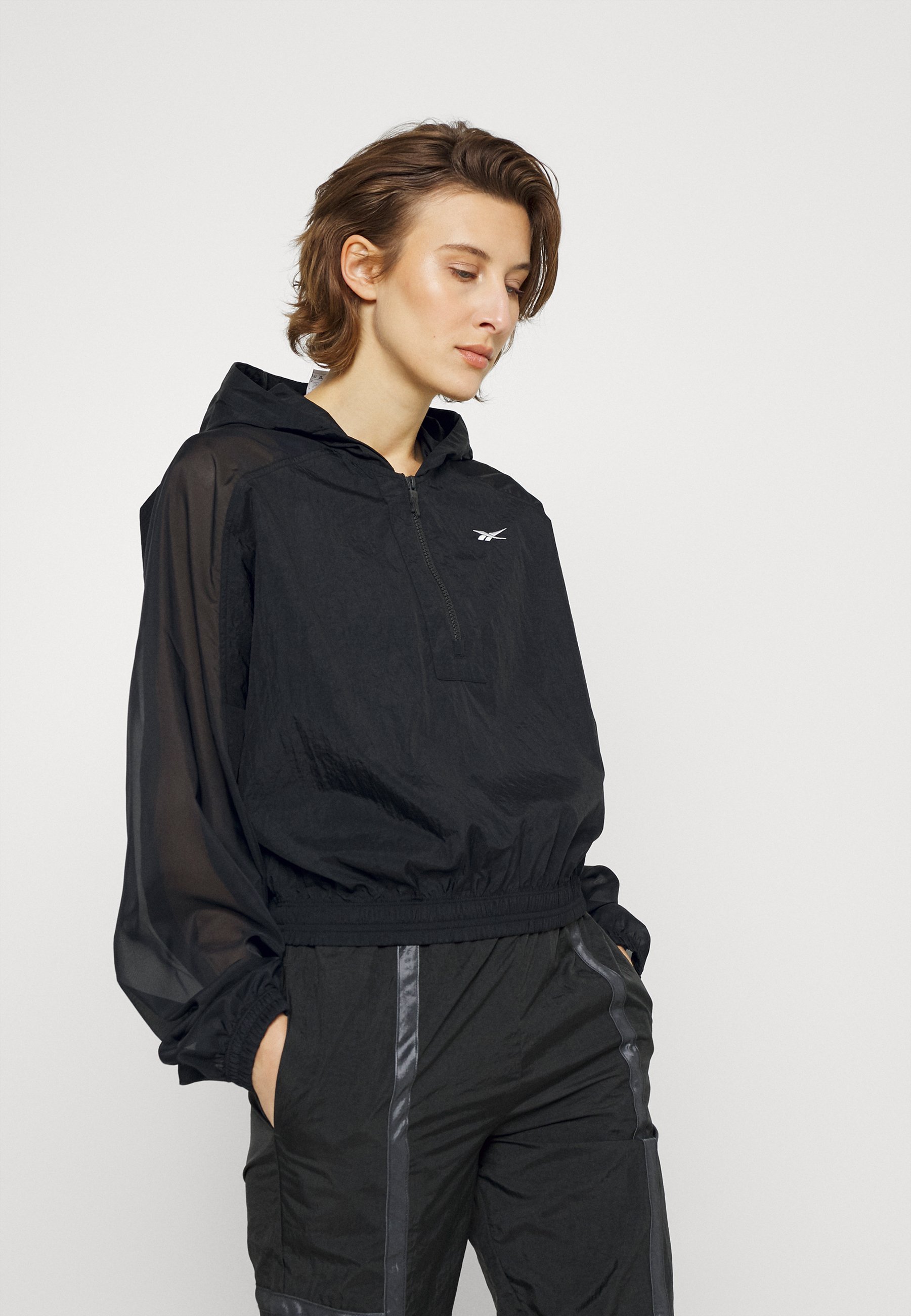 Reebok Studio Opaque Woven Jacket - Black - Womens