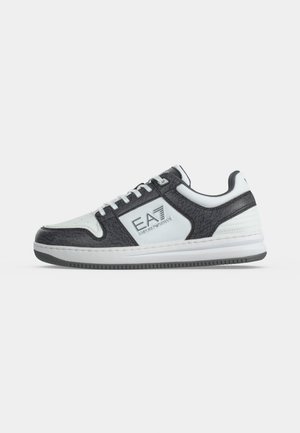 EA7 Emporio Armani, SLASHER UNISEX - Маратонки - white/smoked pearl