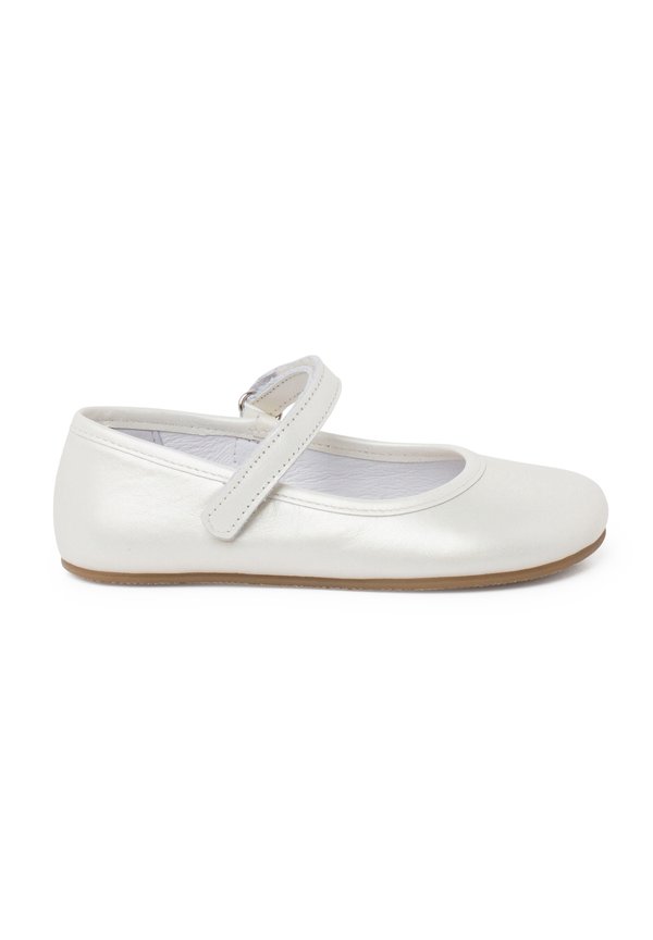 MERCEDITAS BLANDITOS CEREMONIA BRILLO – Riemchenballerina – blanco