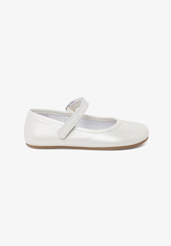 MERCEDITAS BLANDITOS CEREMONIA BRILLO – Riemchenballerina – blanco