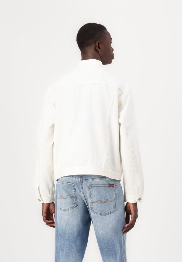 REGULAR TRUCKER JACKET - Denim jacket - ecru2