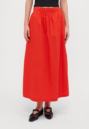 Jupe longue - red