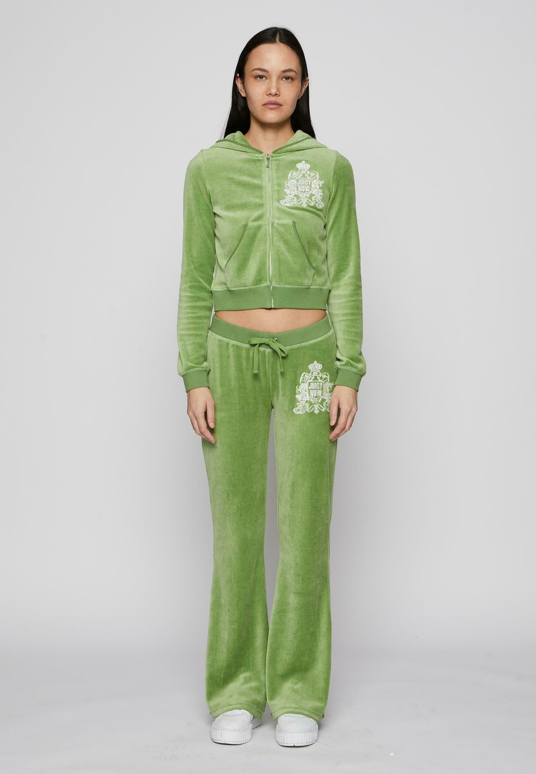 Juicy Couture ROBYN NOW - Zip-up sweatshirt - piquant green/green