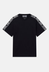 LOGO TAPE - Tricou cu imprimeu - black