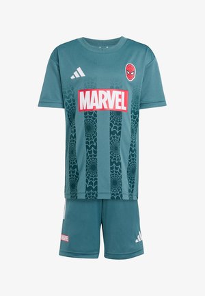 MARVEL SPIDER-MAN SET - Donji dijelovi trenirke - preloved teal white