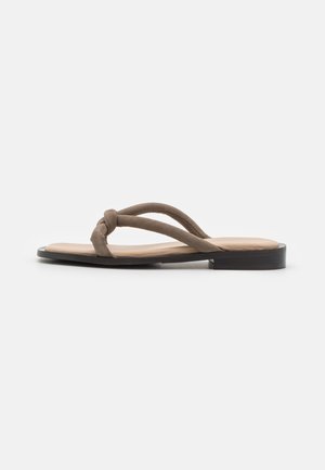 Selected SLFSARA PADDED SLIDER - Μιουλ - brown