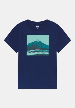 SHORT SLEEVE GRAPHIC TEE UNISEX - T-shirt print - estate blue