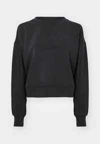 PERFECTLY CROPPED CREW - Mikina - black
