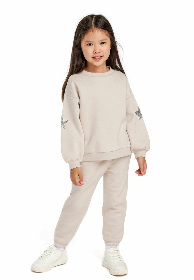 Minoti Set MINOTI STANDARD SET - Tracksuit - stone - Zalando.ie