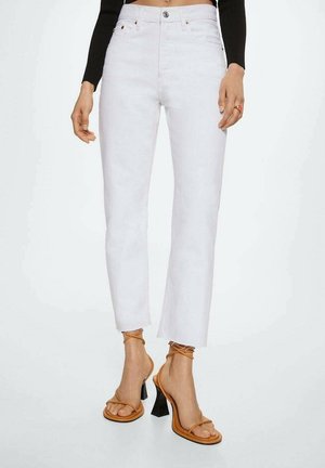 Straight leg jeans - white