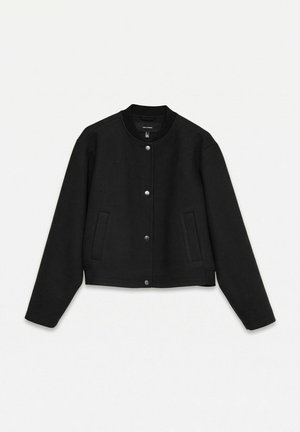 Vero Moda, JACKET VMCLAUDIALIA OTW BOMBER - Lichte jas - black