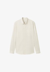 Selected, wool white dobby dot