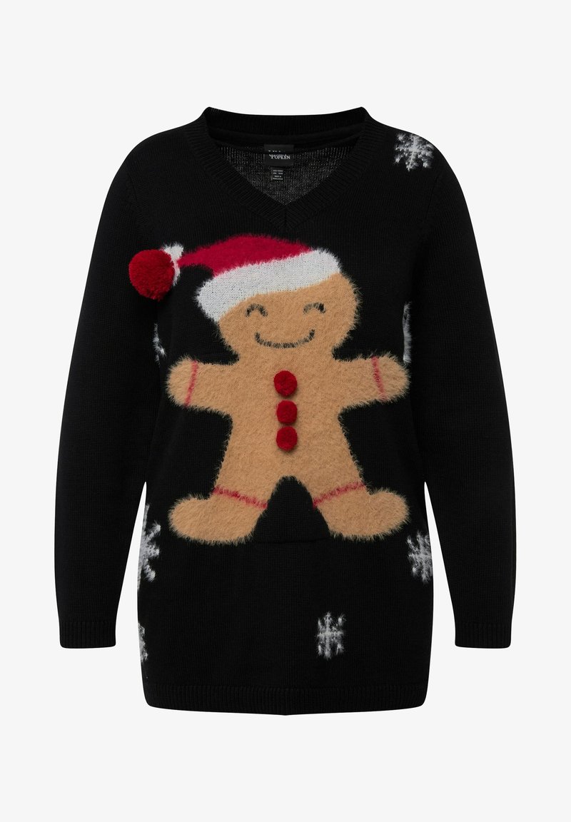 Pull moche de Noël pour enfant - Bonhomme de pain d'épices - Taille au choix - Jour de Fête Pull moche de Noël pour enfant - Bonhomme de pain d'épices - Taille au choix - Jour de Fête