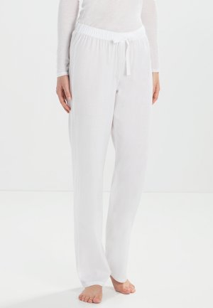 DELUXE LONG - Pyjamabroek - white