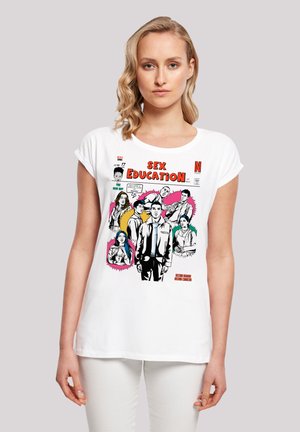 SEX EDUCATION MAGAZINE COVER NETFLIX TV SERIES - Print T-shirt - weiß