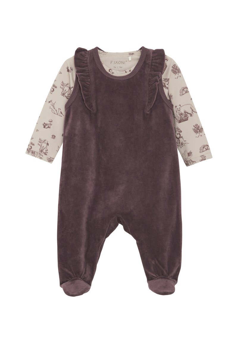 FIXONI SET AND ROMPER - Strampler - huckleberry