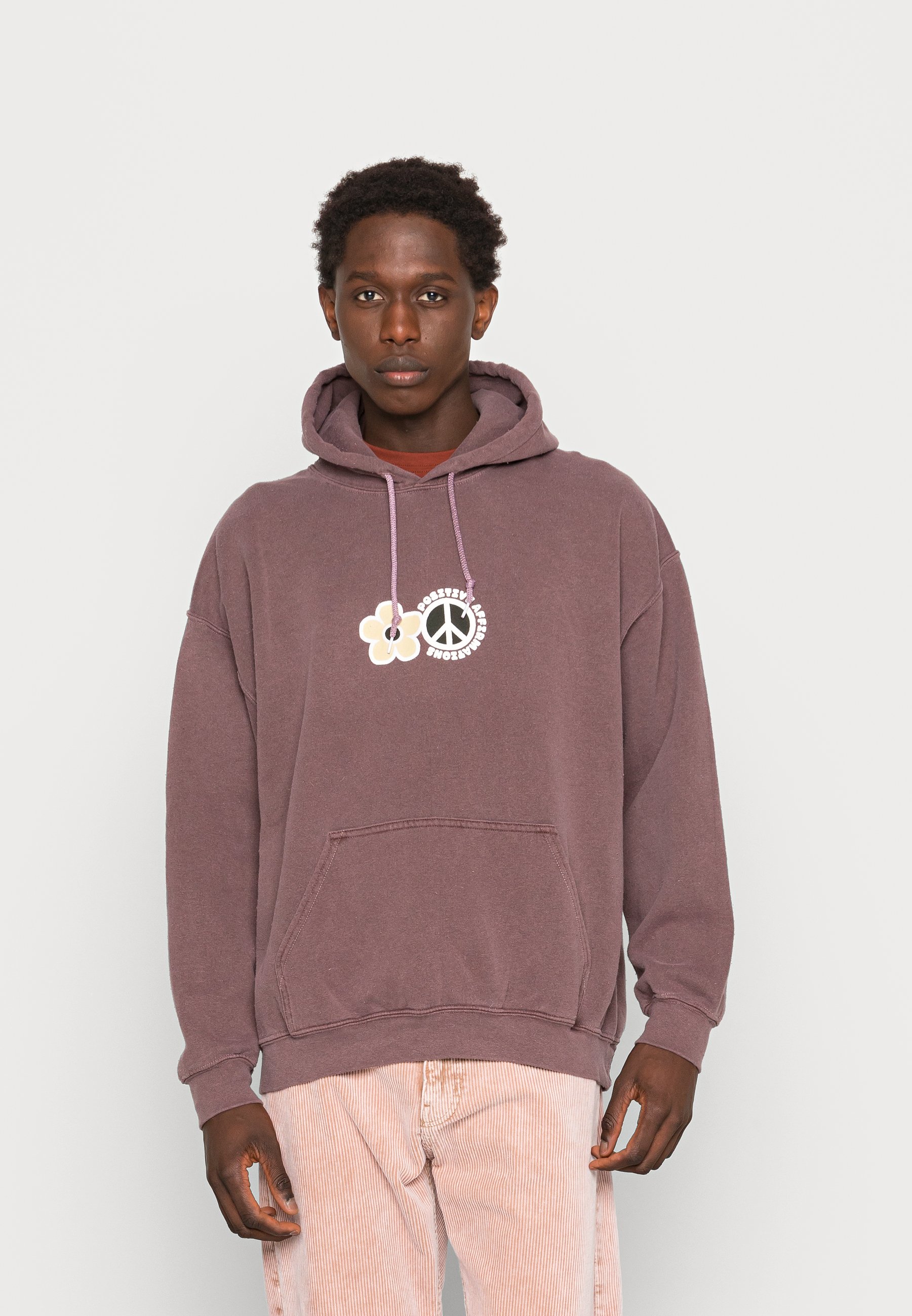 BDG Urban Outfitters FLOWER PEACE HOODIE - Hoodie - chocolate/brown -  Zalando.de