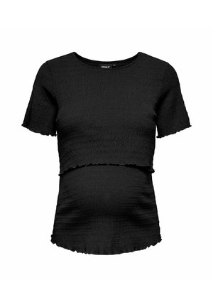ONLY MATERNITY OLMCALIA  - Print T-shirt - black