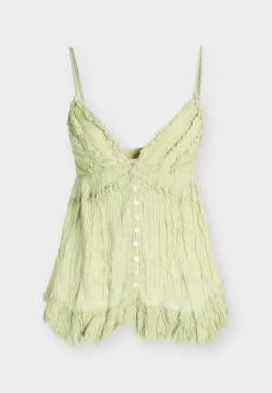 BDG Urban Outfitters, CLARA RUFFLE CAMI - Μπλούζα - khaki