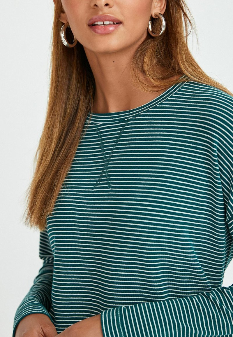 Damen T-Shirts | Next LONG SLEEVE Langarmshirt teal blue stripe/blau - UB60418 Damen T-Shirts | Next LONG SLEEVE Langarmshirt teal blue stripe/blau - UB60418