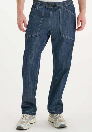 Relaxed fit jeans - bleu