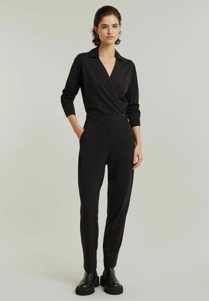 SHIRT LONG SLEEVE - Tuta jumpsuit - dk black