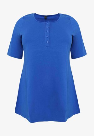 YOEK MANCHES COURTES - Tuniek - indigo