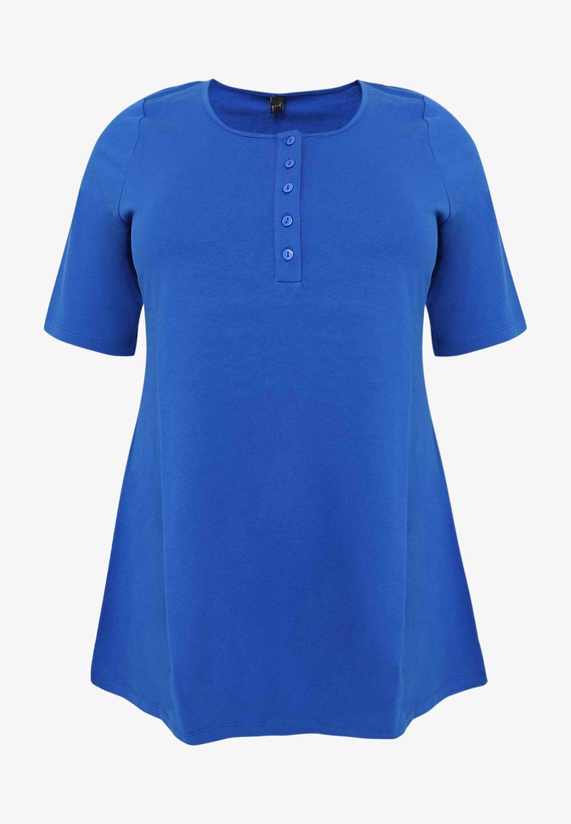 YOEK MANCHES COURTES - Tunika - indigo