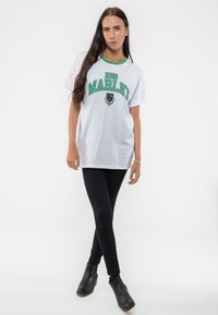 Paradiso Clothing BOB MARLEY COLLEGIATE CREST RINGER - Print T-shirt - white
