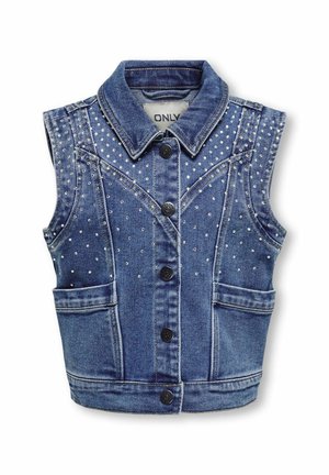 KOGKENNEDY - Waistcoat - medium blue denim