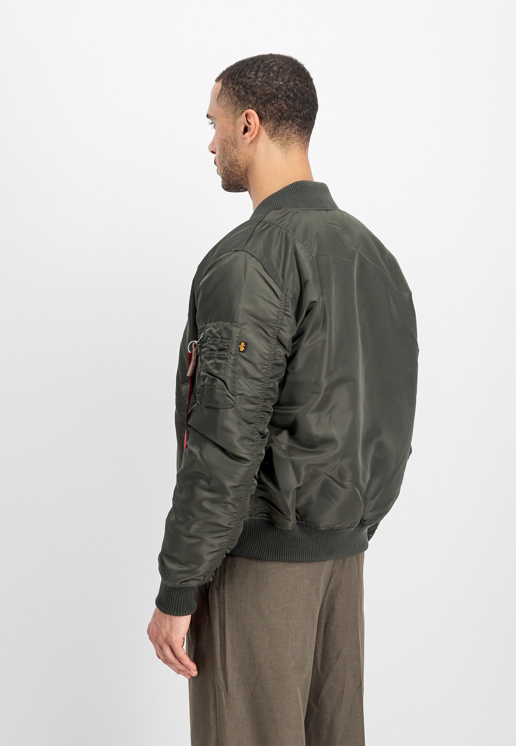 Alpha Industries Bomber Jacket - replica grey/grey - Zalando