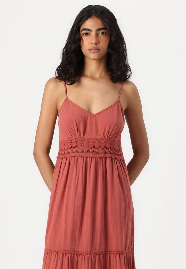 VMQUINCY LONG DRESS - Maxi dress - marsala2