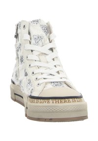 Rebecca White SNEAKER - High-top trainers - square febric white
